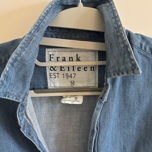 Frank & Eileen Denim Shirt - Faded Blue